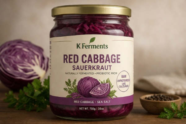 Red Cabbage Sauerkraut