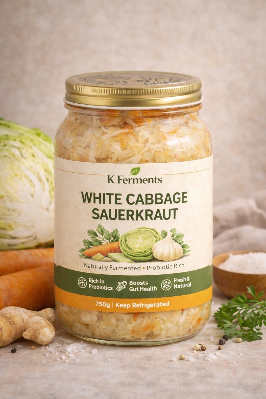 White Cabbage Sauerkraut